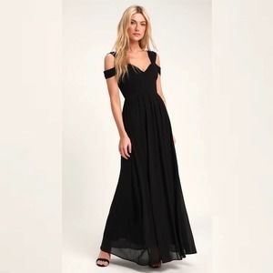 Lulus Make Me Move Black Maxi Dress